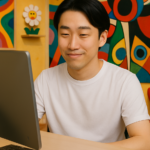 20代若手のコーチがオンラインでセッションしている