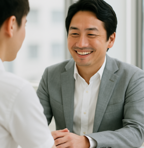 パーソナルコーチングを受けているクライアント